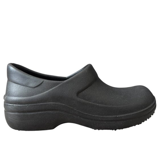 Crocs Neria Pro II work clog black slip ons women's size 6 - Picture 2 of 10